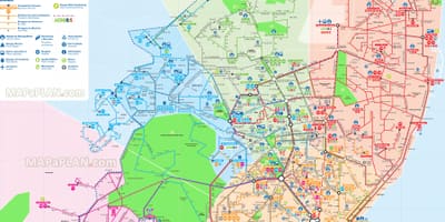 里斯本巴士线地图